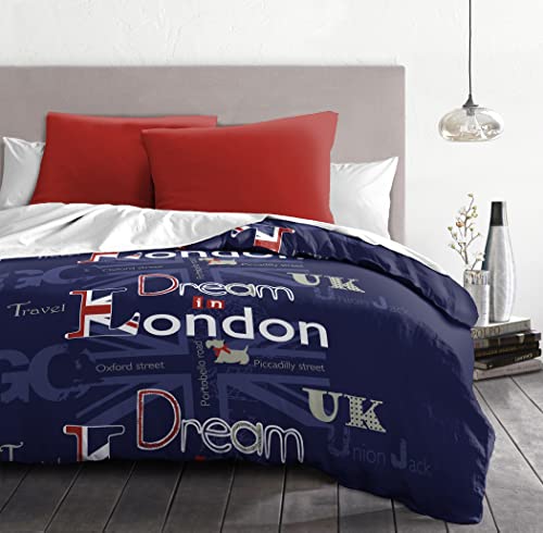 HOME LINGE PASSION LA PASSION DU LINGE DEPUIS 1987 Bettwäsche, 260 x 240 cm, Dream in London von Home Linge Passion