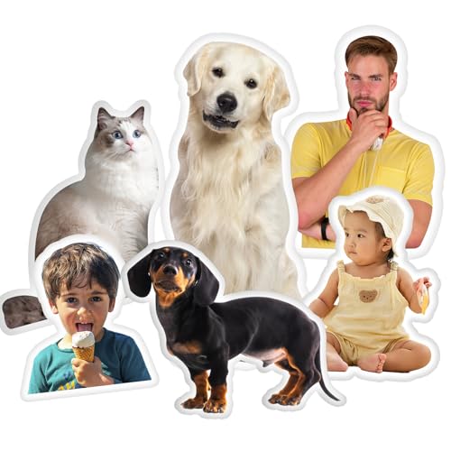 Personalisiertes Foto Kissen Haustiere und Charaktere, Kissen personalisiert mit eigemen Foto 10/20/30/50/75 cm,Foto-Kissen Bedrucken Lassen,Lustige FOTOGESCHENK Für Freund Personalisiertes Foto Kissen Haustiere und Charaktere, Kissen personalisiert mit eigemen Foto 10/20/30/50/75 cm,Foto-Kissen Bedrucken Lassen,Lustige FOTOGESCHENK Für Freund von HOME'S FRIEND