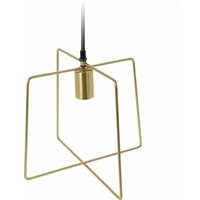 Pendelleuchte, eckig, gold, 29 cm Home Styling Collection von HOME STYLING