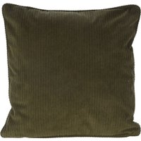 Dekoratives Kissen mit Borte aus Kordsamt, 40 x 40 cm Dekoratives Kissen mit Borte aus Kordsamt, 40 x 40 cm von HOME STYLING