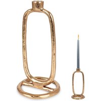 Elegant classic candlestick in golden aluminum von HOME STYLING