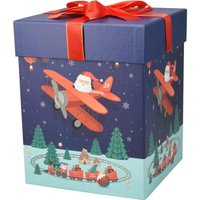 Geschenkboxen mit Weihnachtsmann, 26 und 23 cm, 2er-Set Geschenkboxen mit Weihnachtsmann, 26 und 23 cm, 2er-Set von HOME STYLING