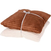 Home Styling - Dekorative Kissen für das Wohnzimmer, aus Jacquard, 45 x 45 cm, 2er-Set Home Styling - Dekorative Kissen für das Wohnzimmer, aus Jacquard, 45 x 45 cm, 2er-Set von HOME STYLING