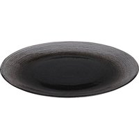 Flacher Teller aus Glas lakris, ø 28 cm von HOME STYLING
