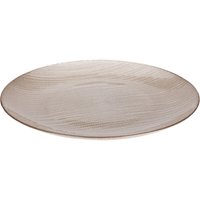 Glasflacher Teller karneol, ø 28 cm von HOME STYLING