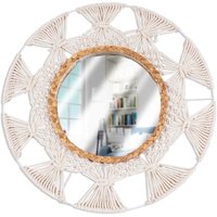 Impressive wall mirror with diameter of 45 cm von HOME STYLING