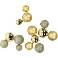 Set Weihnachtskugeln in verschiedenen Größen, 70 Stück Set Weihnachtskugeln in verschiedenen Größen, 70 Stück von HOME STYLING