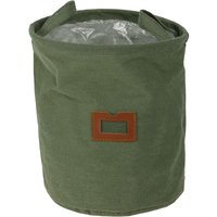 Stoffkorb mit Fenster und Griffen, ø 24 cm von HOME STYLING