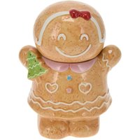 Vorratsdose cookie, Lebkuchenfigur, 15 x 19 cm von HOME STYLING