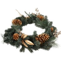 Weihnachtskranz, goldene Details von HOME STYLING