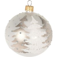 Weihnachtskugel aus Glas, glitzernd, ø 10 cm von HOME STYLING