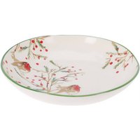 Weihnachtsschale aus Steingut, ø 30 cm von HOME STYLING