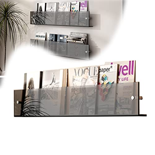 Zeitschriftenständer, Acryl-Broschüren-Prospekthalter, Prospektständer, durchsichtiger Prospekthalter, hängender Zeitschriftenständer, Informationsständer für Flyer, Literatur Zeitschriftenständer, Acryl-Broschüren-Prospekthalter, Prospektständer, durchsichtiger Prospekthalter, hängender Zeitschriftenständer, Informationsständer für Flyer, Literatur von HOME UK