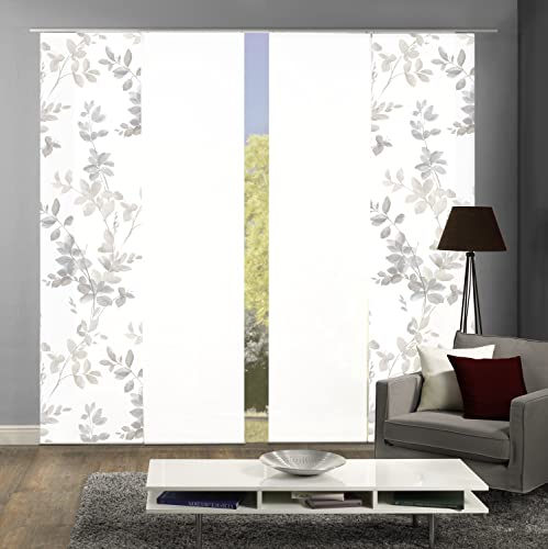 HOME WOHNIDEEN 084646 Schiebegardine ALYA, halbtransparent, Ranken-Motiv 245x60 cm, Farbe:Sand, Größe:245 x 60 cm, Anzahl:4X HOME WOHNIDEEN 084646 Schiebegardine ALYA, halbtransparent, Ranken-Motiv 245x60 cm, Farbe:Sand, Größe:245 x 60 cm, Anzahl:4X von HOME WOHNIDEEN