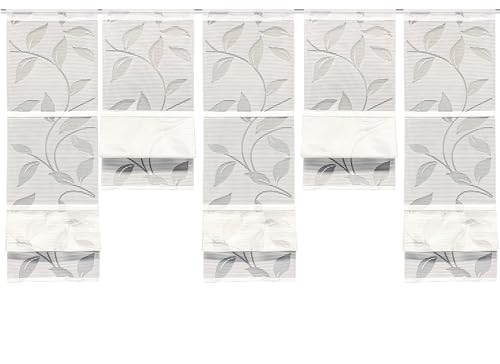 HOME WOHNIDEEN 91515 Magnetrollo RANA Ausbrenner Bambus, Rankenmotiv, stangendurchzug, Farbe:weiß, Größe:120 x 30 cm, Anzahl:5X HOME WOHNIDEEN 91515 Magnetrollo RANA Ausbrenner Bambus, Rankenmotiv, stangendurchzug, Farbe:weiß, Größe:120 x 30 cm, Anzahl:5X von HOME WOHNIDEEN