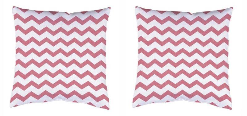 HOME WOHNIDEEN Zierkissen Home Wohnideen 2Er Set Kissen Mit Füllung Digi Samtoptik Zacke 50 X 5, Kissen Dekokissen Zierkissen mit Füllung Geschenkidee Sale von HOME WOHNIDEEN