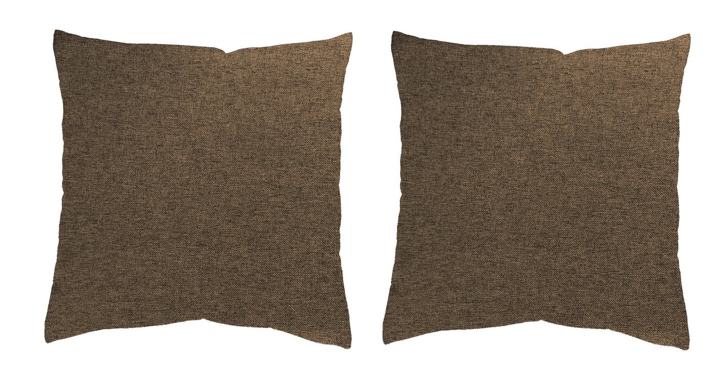 HOME WOHNIDEEN Dekokissen Lucio 50x50 cm 2x Kissenhülle 50x50 cm+2x Füllung 50x50 cm Braun, 2x Kissenhülle 50 x 50 cm + 2x Füllung 50 x 50 cm Braun HOME WOHNIDEEN Dekokissen Lucio 50x50 cm 2x Kissenhülle 50x50 cm+2x Füllung 50x50 cm Braun, 2x Kissenhülle 50 x 50 cm + 2x Füllung 50 x 50 cm Braun von HOME WOHNIDEEN