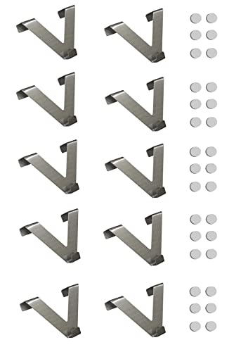 HOME WOHNIDEEN Fensterhaken EASY FIX - V-Form - 10er Pack von HOME WOHNIDEEN