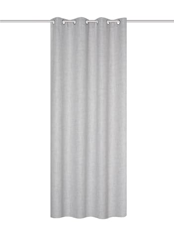 HOME WOHNIDEEN Fertigschal LINORA mit Ösen in Leinenstruktur, Blickdicht, Farbe:grau, Größe:225 x 140 cm, Anzahl:1x HOME WOHNIDEEN Fertigschal LINORA mit Ösen in Leinenstruktur, Blickdicht, Farbe:grau, Größe:225 x 140 cm, Anzahl:1x von HOME WOHNIDEEN
