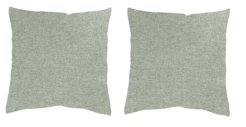 HOME WOHNIDEEN Kissenhülle Lucio 50 x 50 cm 2x Kissenhülle 50 x 50 cm Salbei, (2 Stück), 2x Kissenhülle 50 x 50 cm Salbei von HOME WOHNIDEEN