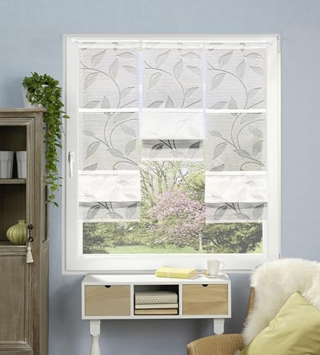 HOME WOHNIDEEN MAGNETROLLO Ausbrenner Bambus RANA, Weiß von HOME WOHNIDEEN