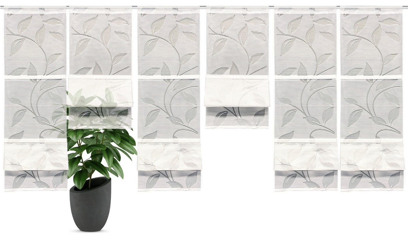 HOME WOHNIDEEN Magnetrollo RANA, mit Stangendurchzug, MAGNETROLLO SET,BAMBUSOPTIK,AUSBRENNER von HOME WOHNIDEEN