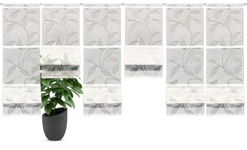 HOME WOHNIDEEN Magnetrollo RANA, mit Stangendurchzug, MAGNETROLLO SET,BAMBUSOPTIK,AUSBRENNER von HOME WOHNIDEEN