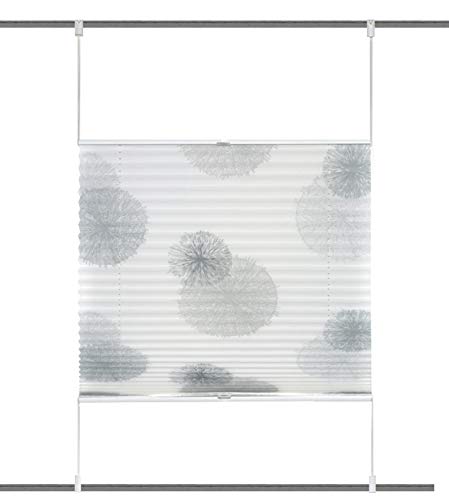 HOME WOHNIDEEN Plissee-Rollo 94515 Rawlins, Farbe:Stein, Größe:210 x 70 cm von HOME WOHNIDEEN