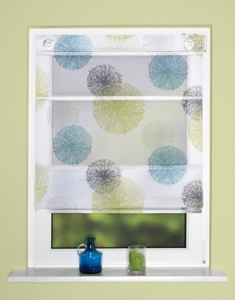 HOME WOHNIDEEN Raffrollo Home Wohnideen Raffrollo Pusteblume blau-grün 130 HOME WOHNIDEEN Raffrollo Home Wohnideen Raffrollo Pusteblume blau-grün 130 von HOME WOHNIDEEN