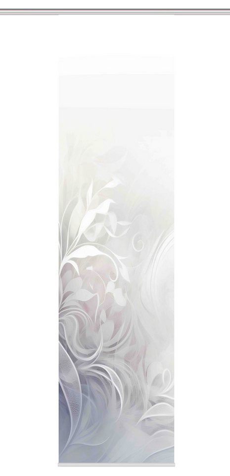 HOME WOHNIDEEN Schiebegardine Schiebegardine LEX in Seidenoptik - Digitaldruck, 245x60 cm, Zubehör, (1 St), 100% Polyester von HOME WOHNIDEEN