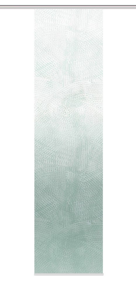 HOME WOHNIDEEN Schiebegardine Schiebegardine SIRALIA, Seidenoptik Digitaldruck, 245x60 cm, + Zubehör (1 St), Polyester von HOME WOHNIDEEN