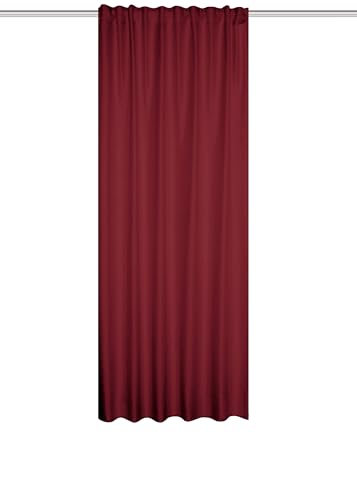 HOME WOHNIDEEN | Thermovorhang ESKAMIO Bordeaux | 175 x 135 cm von HOME WOHNIDEEN