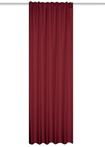 HOME WOHNIDEEN | Thermovorhang ESKAMIO Bordeaux | 245 x 135 cm von HOME WOHNIDEEN