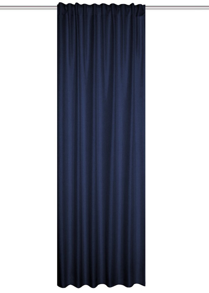 HOME WOHNIDEEN Vorhang Eskamio 145 x 135 cm 1x Thermoschal Blau (1 St), Kunstfaser, 1x Thermoschal Blau von HOME WOHNIDEEN