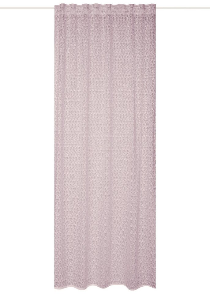HOME WOHNIDEEN Vorhang Panilia 175 X 140 cm 1x Fertigschal Rose, (1 St), Kunstfaser, 1x Fertigschal Rose von HOME WOHNIDEEN