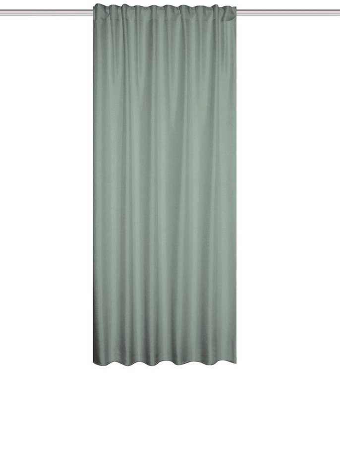 HOME WOHNIDEEN Vorhang Thermoschal ESKAMIO blickdicht, Leinenstruktur, Multifunktionsband, (1 St), 100% Polyester von HOME WOHNIDEEN