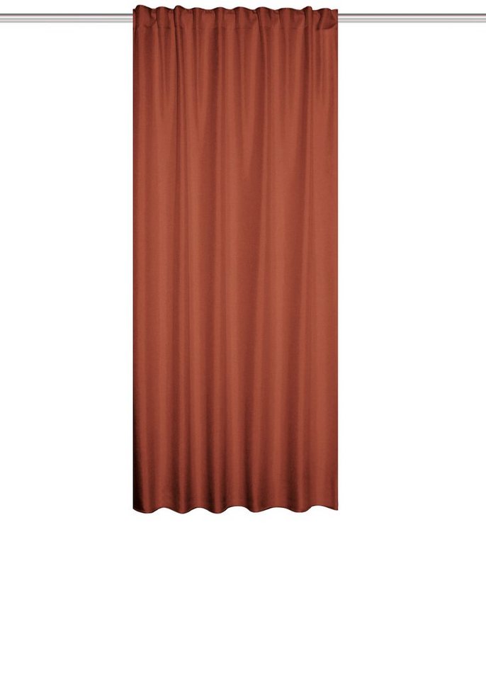 HOME WOHNIDEEN Vorhang Thermoschal ESKAMIO blickdicht, Leinenstruktur, Multifunktionsband, (1 St), 100% Polyester von HOME WOHNIDEEN