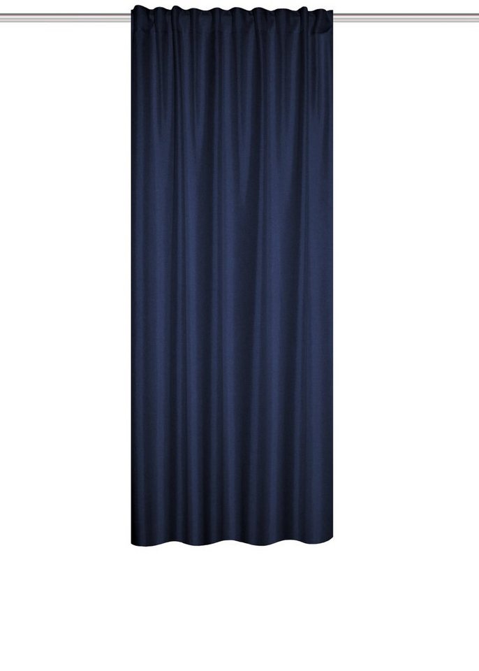 HOME WOHNIDEEN Vorhang Thermoschal ESKAMIO blickdicht, Leinenstruktur, Multifunktionsband (1 St), 100% Polyester von HOME WOHNIDEEN