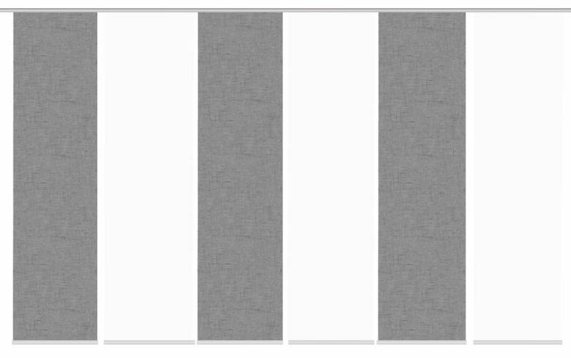 HOME WOHNIDEEN Schiebegardine Schiebegardine PIVE, Digitaldurck, Dekostoff, Seidenoptik 245x60 cm, (6 St), 100% Polyester von HOME WOHNIDEEN