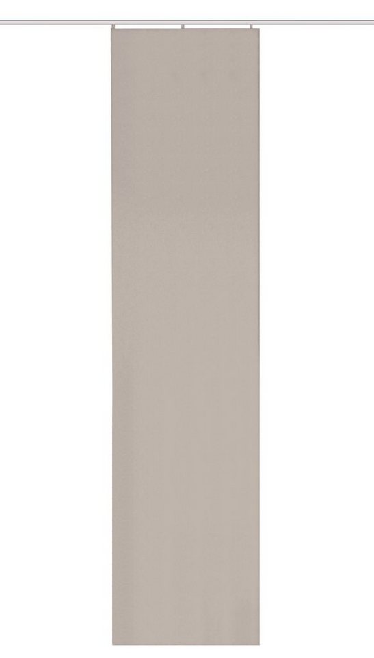 HOME WOHNIDEEN Schiebegardine 84860 Schiebegardine OXFORD blickdicht leinenstruktur Uni farbe 245x60, (1 St), 100% Polyester von HOME WOHNIDEEN