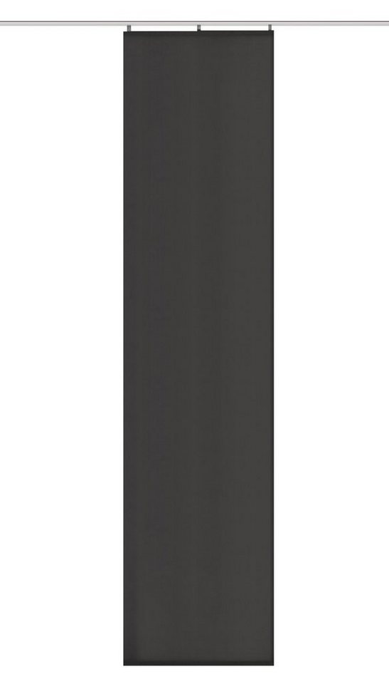 HOME WOHNIDEEN Schiebegardine 84860 Schiebegardine OXFORD blickdicht leinenstruktur Uni farbe 245x60, (1 St), 100% Polyester von HOME WOHNIDEEN