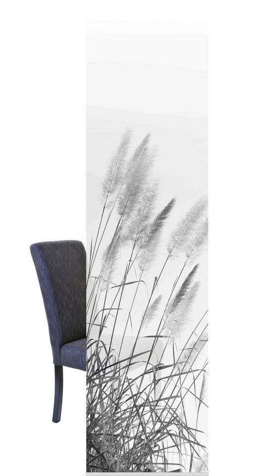 HOME WOHNIDEEN Schiebegardine SCHIEBEVORHANG DEKOSTOFF DIGITALDRUCK 'PAMPAS', Paneelwagen (1 St), blickdicht, DIGITALDRUCK - INDIVIDUELL KÜRZBAR von HOME WOHNIDEEN