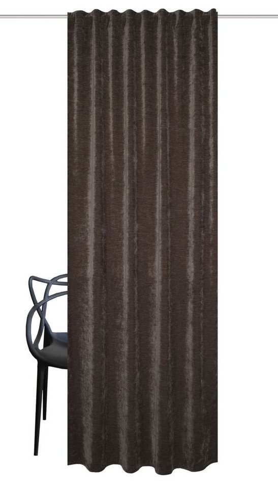HOME WOHNIDEEN Vorhang 085425 Fertigschal Thermo-Chenille WOLLY mit Multifunktionsband, 100% Polyester von HOME WOHNIDEEN