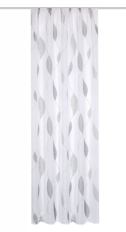 Home Basics Vorhang 41462 PAOLO Fertigvorhang aus Voile, bedruckt, Kräuselband, 100% Polyester Home Basics Vorhang 41462 PAOLO Fertigvorhang aus Voile, bedruckt, Kräuselband, 100% Polyester von Home Basics