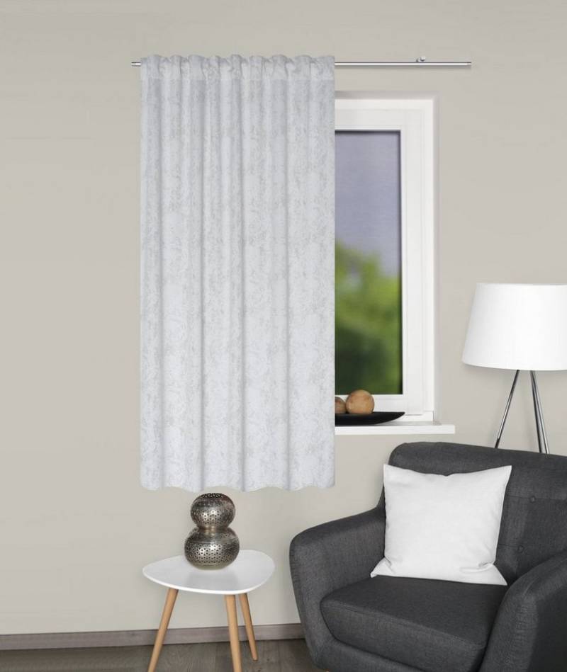 HOME WOHNIDEEN Vorhang 85199 NOIR Verdunkelungs Fertigschal 2-Lagig, versch. Längen & Farben, Polyester von HOME WOHNIDEEN