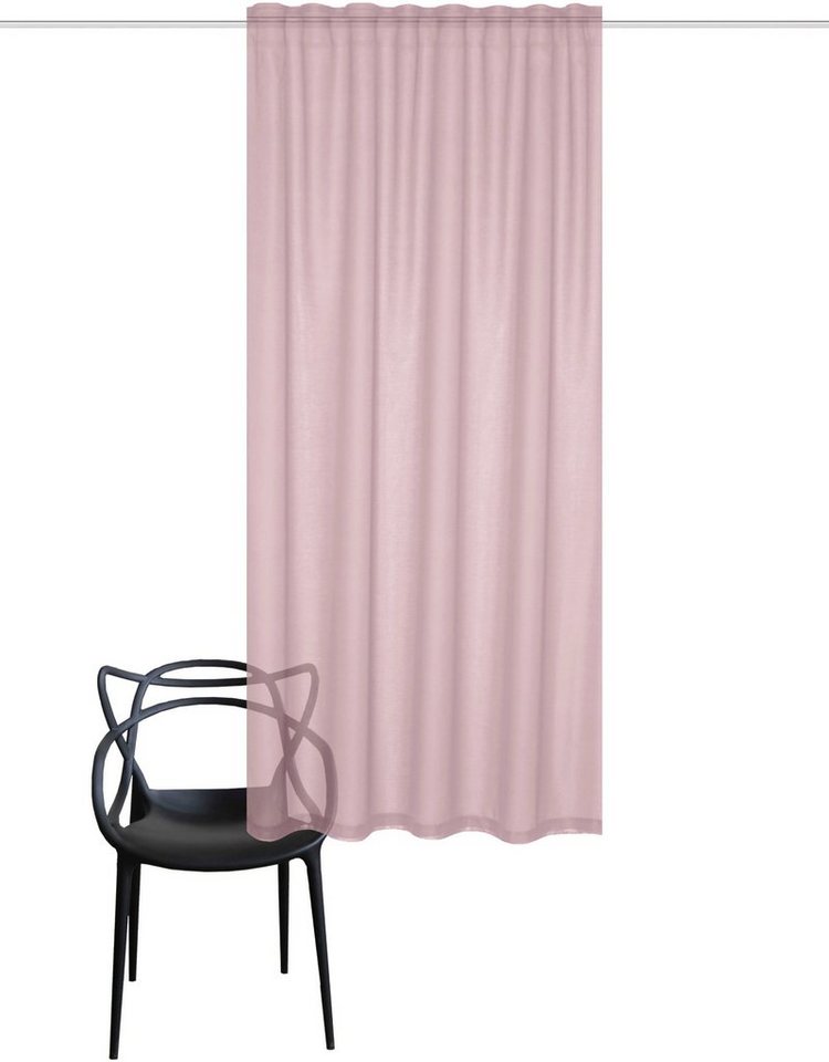HOME WOHNIDEEN Gardine DOLLY, Multifunktionsband (1 St), transparent, Voile, transparent von HOME WOHNIDEEN