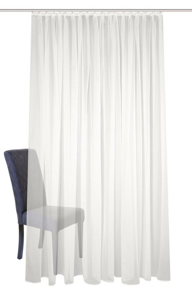 HOME WOHNIDEEN Vorhang Fertigstore SABLIO uni, Faltenband, weiß oder wollweiß, versch. Größen, Polyester HOME WOHNIDEEN Vorhang Fertigstore SABLIO uni, Faltenband, weiß oder wollweiß, versch. Größen, Polyester von HOME WOHNIDEEN