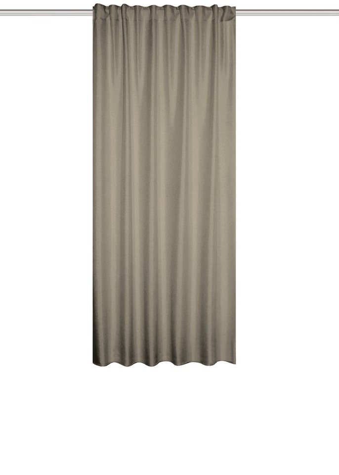 HOME WOHNIDEEN Vorhang Thermoschal ESKAMIO blickdicht, Leinenstruktur, Multifunktionsband, (1 St), 100% Polyester von HOME WOHNIDEEN