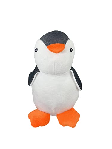 Türstopper für Boden, schwer, Tiere, Kinder, modernes Design, dekorative Katze Sandsack, Gewicht 0,8 kg (Pinguin schwarz) von HOME ZEN HOUSEHOLD LINEN
