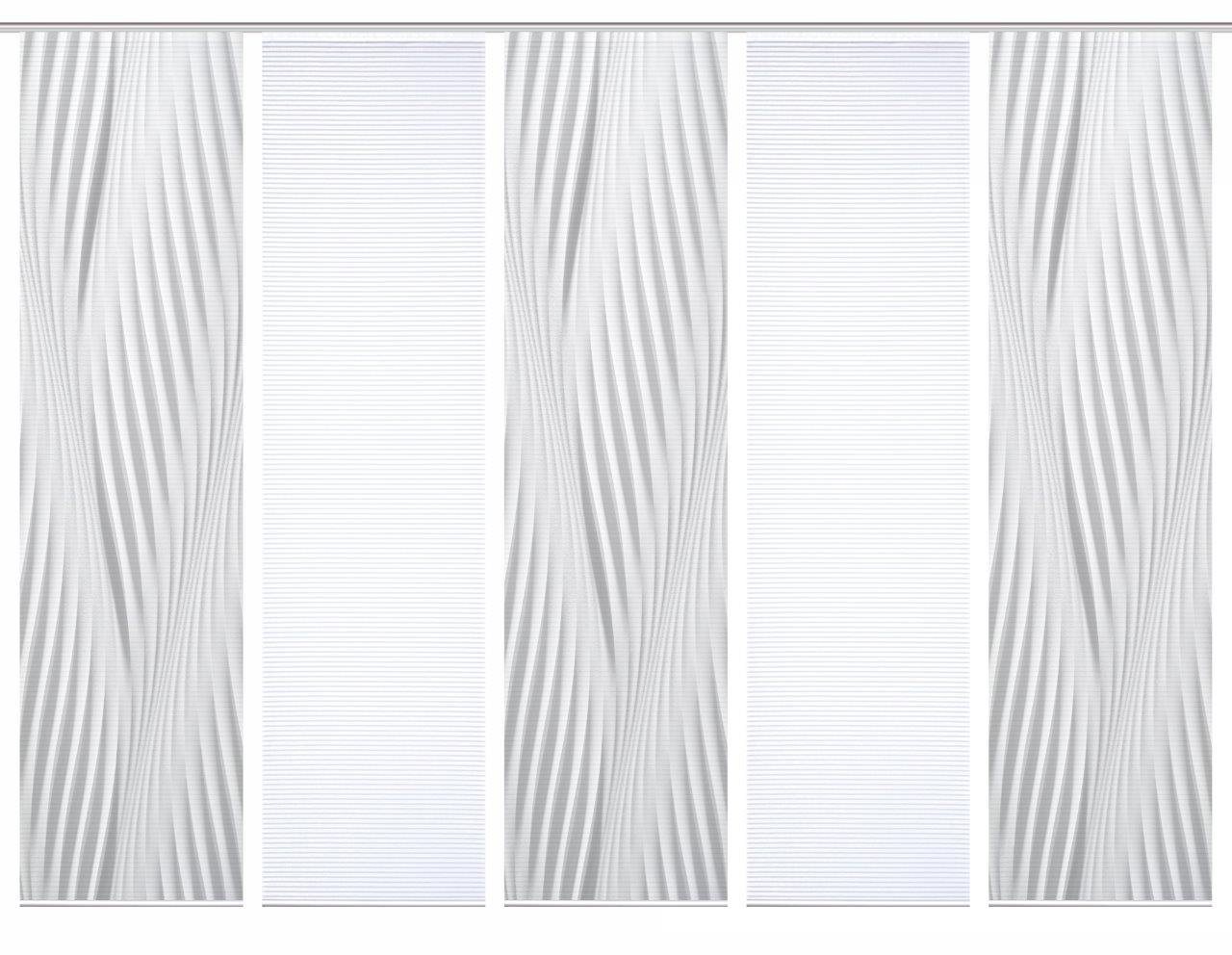 HOME in green Schiebegardine HOME in green 84119 RIWELO Schiebegardine aus recyceltem Polyester (5 St), Polyester (recycelt) Polyester von HOME in green